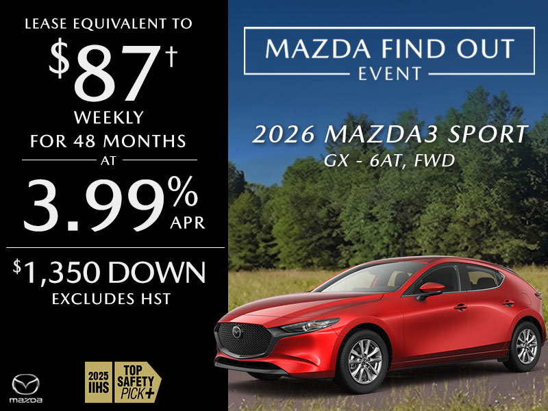 2026 Mazda3 Sport