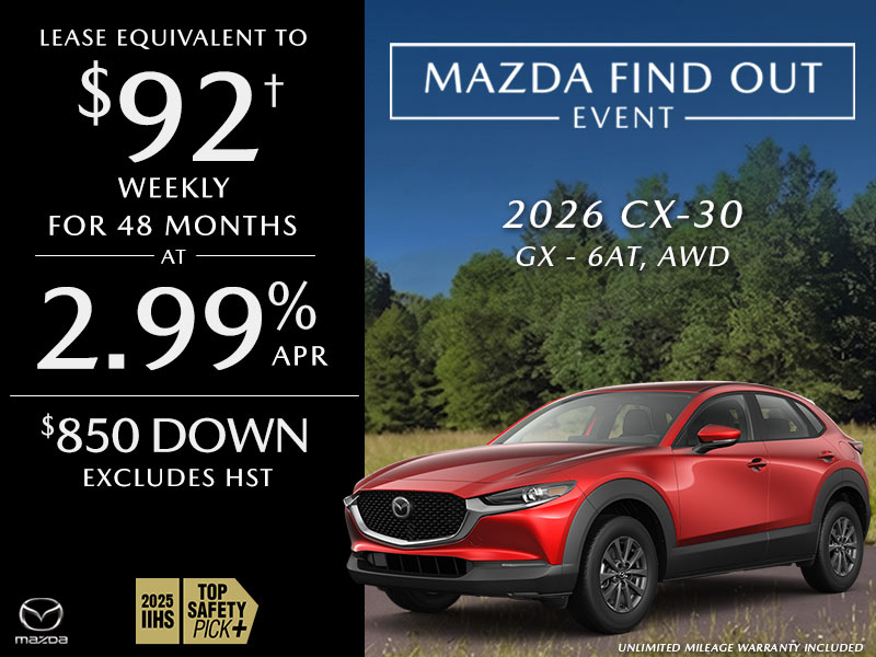 2026 Mazda CX-30